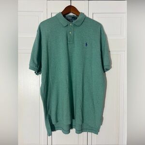 Men’s Polo Ralph‎ Lauren Short Sleeve Polo Shirt Size XL Green/blue